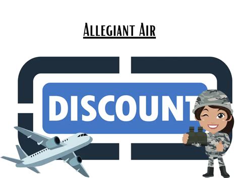 does allegiant give military discount.